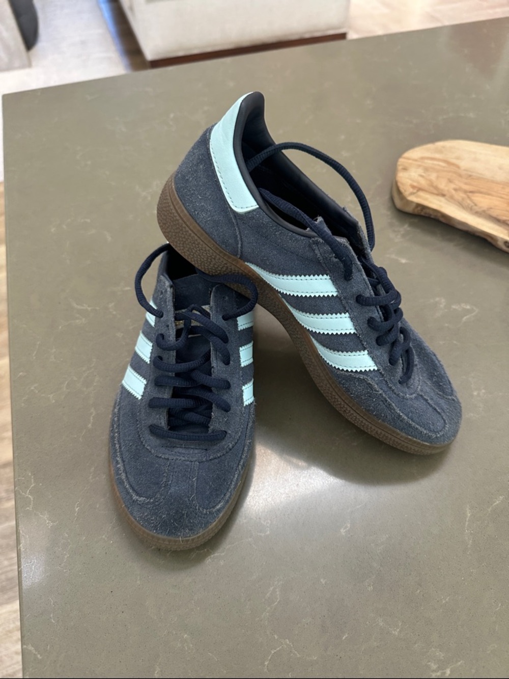 adidas Spezial women’s  Navy and Light Blue Suede Sneakers